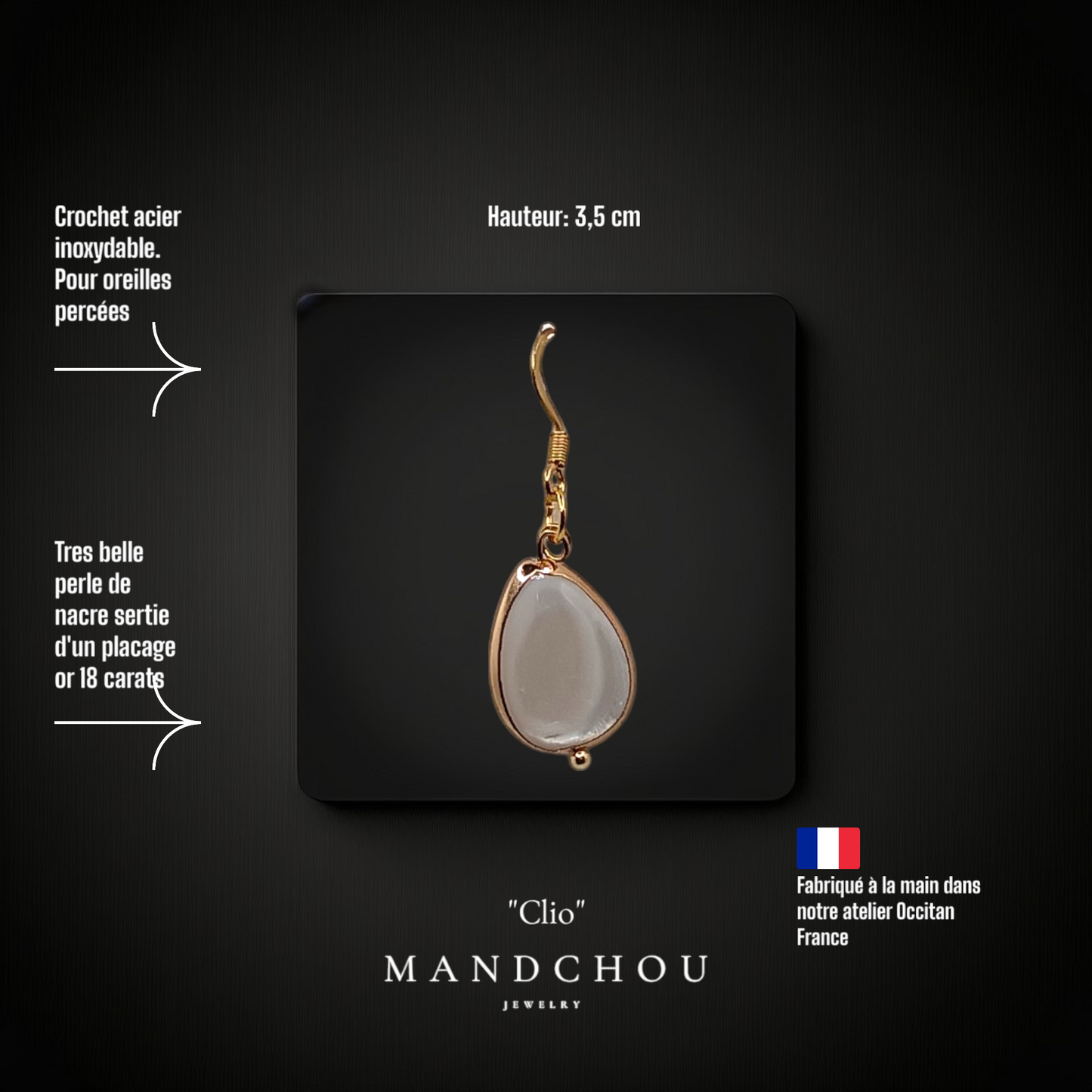 Boucles d'oreilles "Clio"