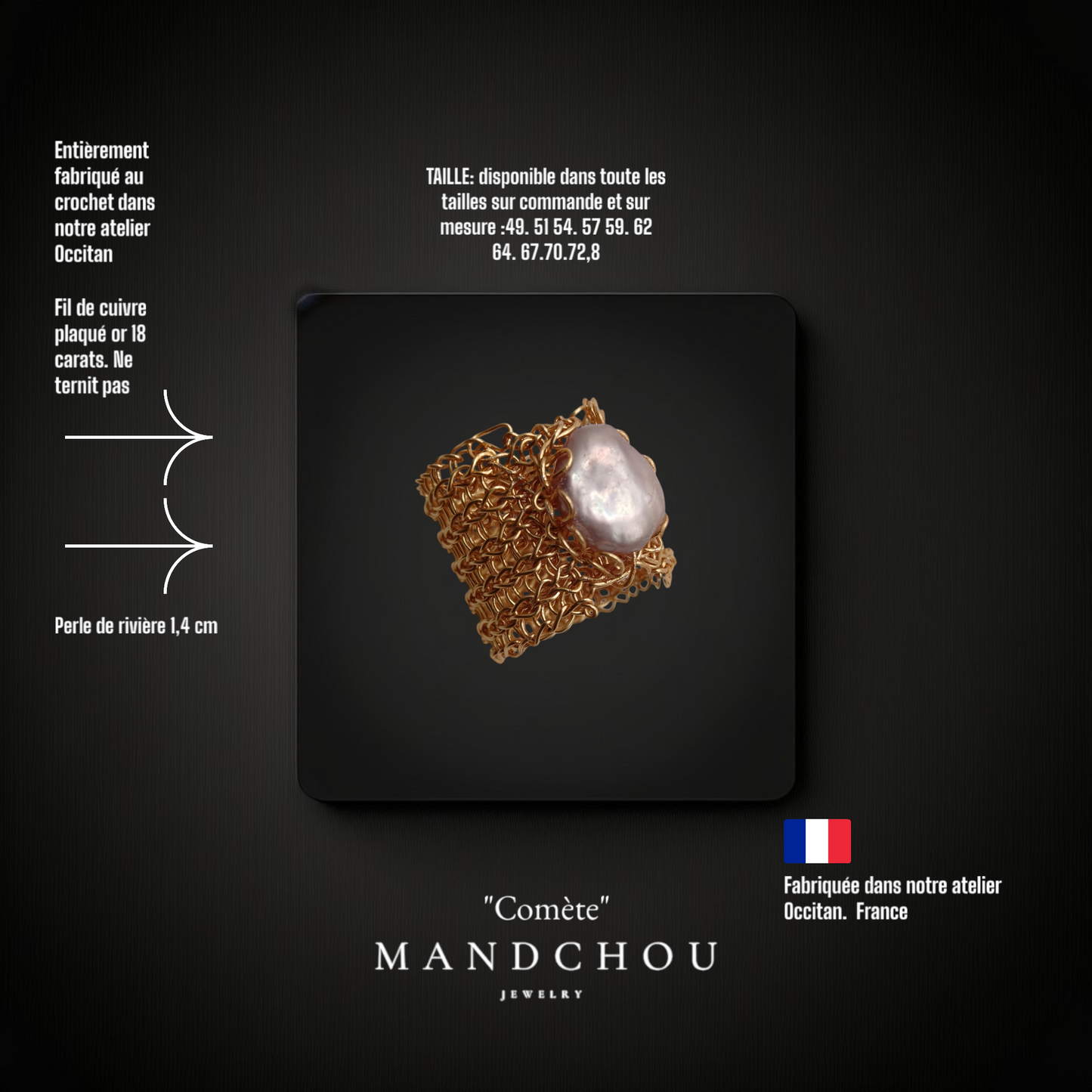 Bague "Comète"