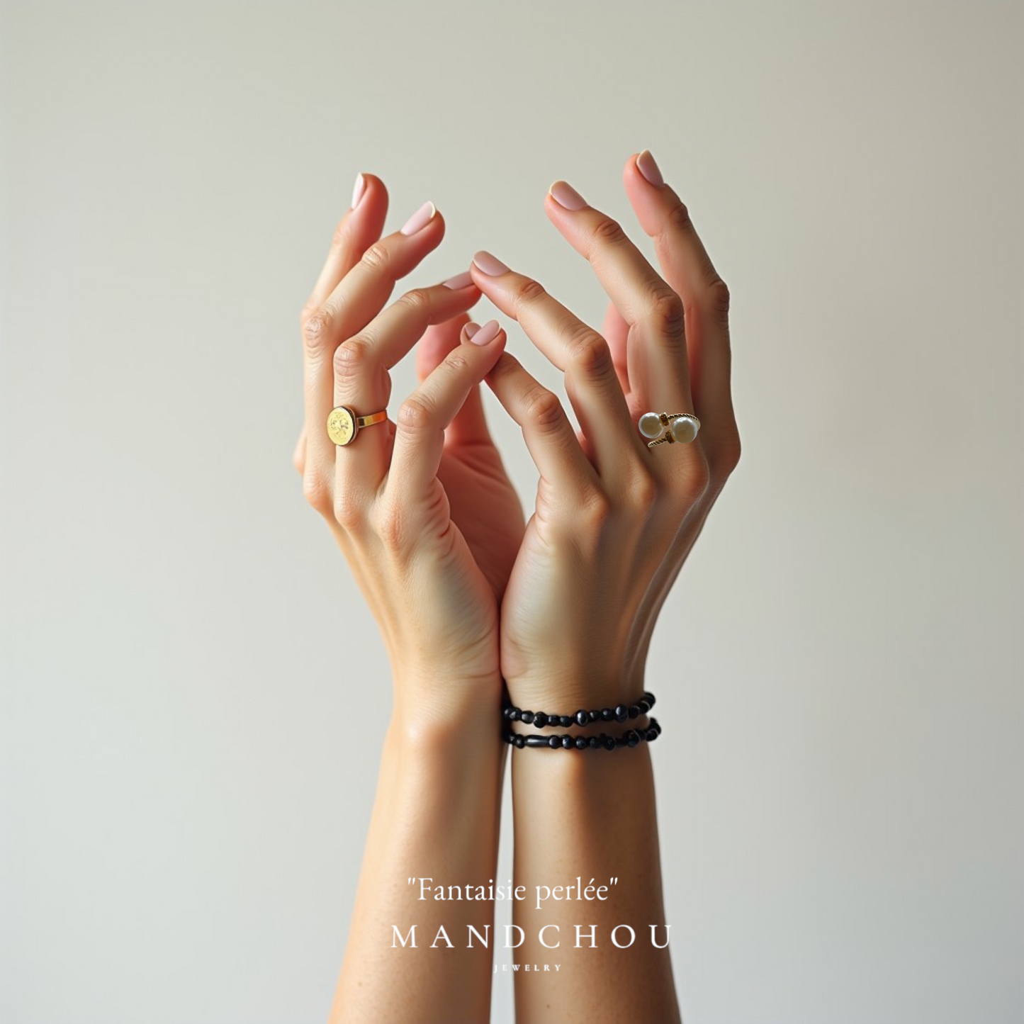 Bague: "Fantaisie perlée"