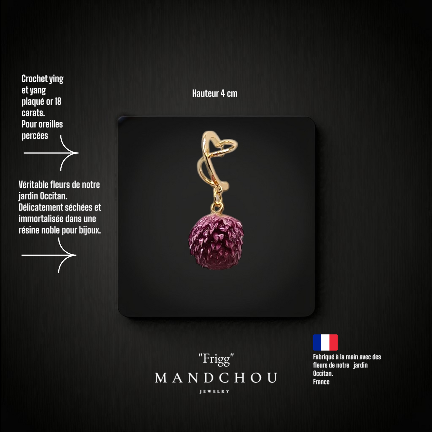 Boucles d'oreilles "Frigg"