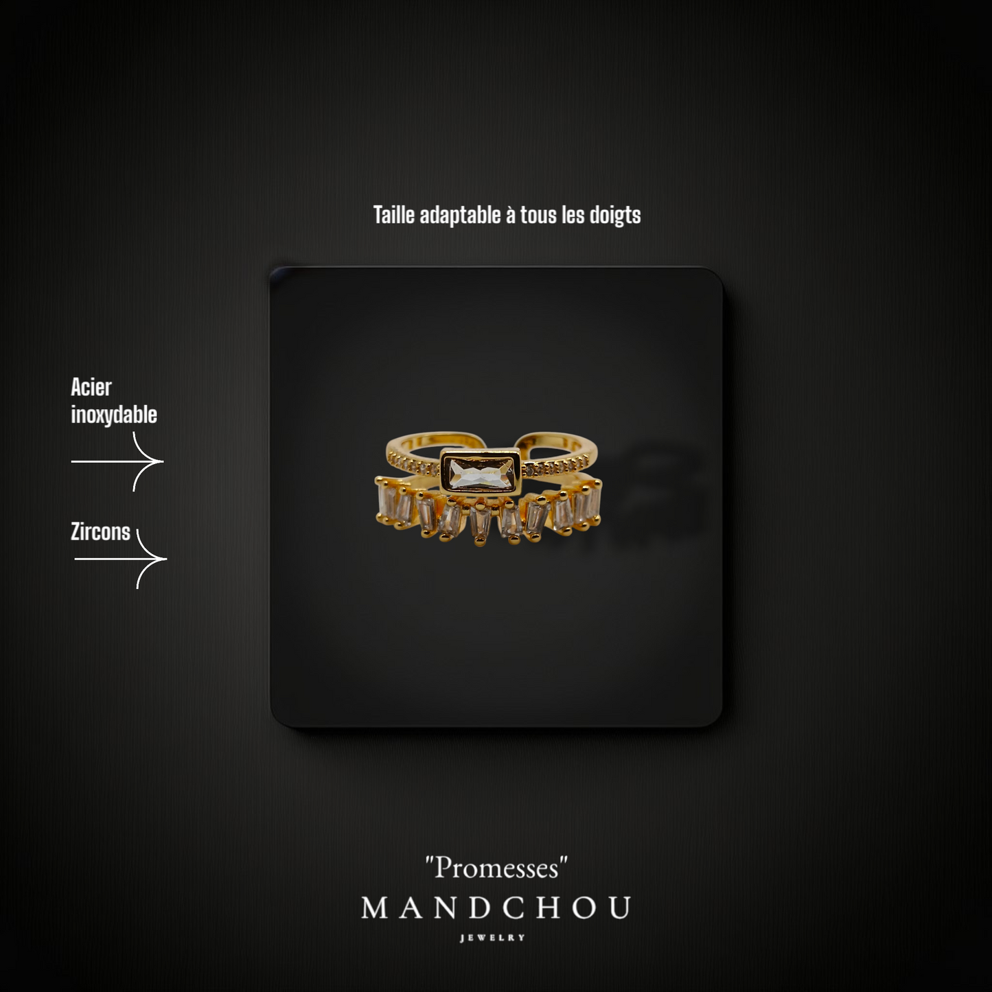 Bague "Promesses".