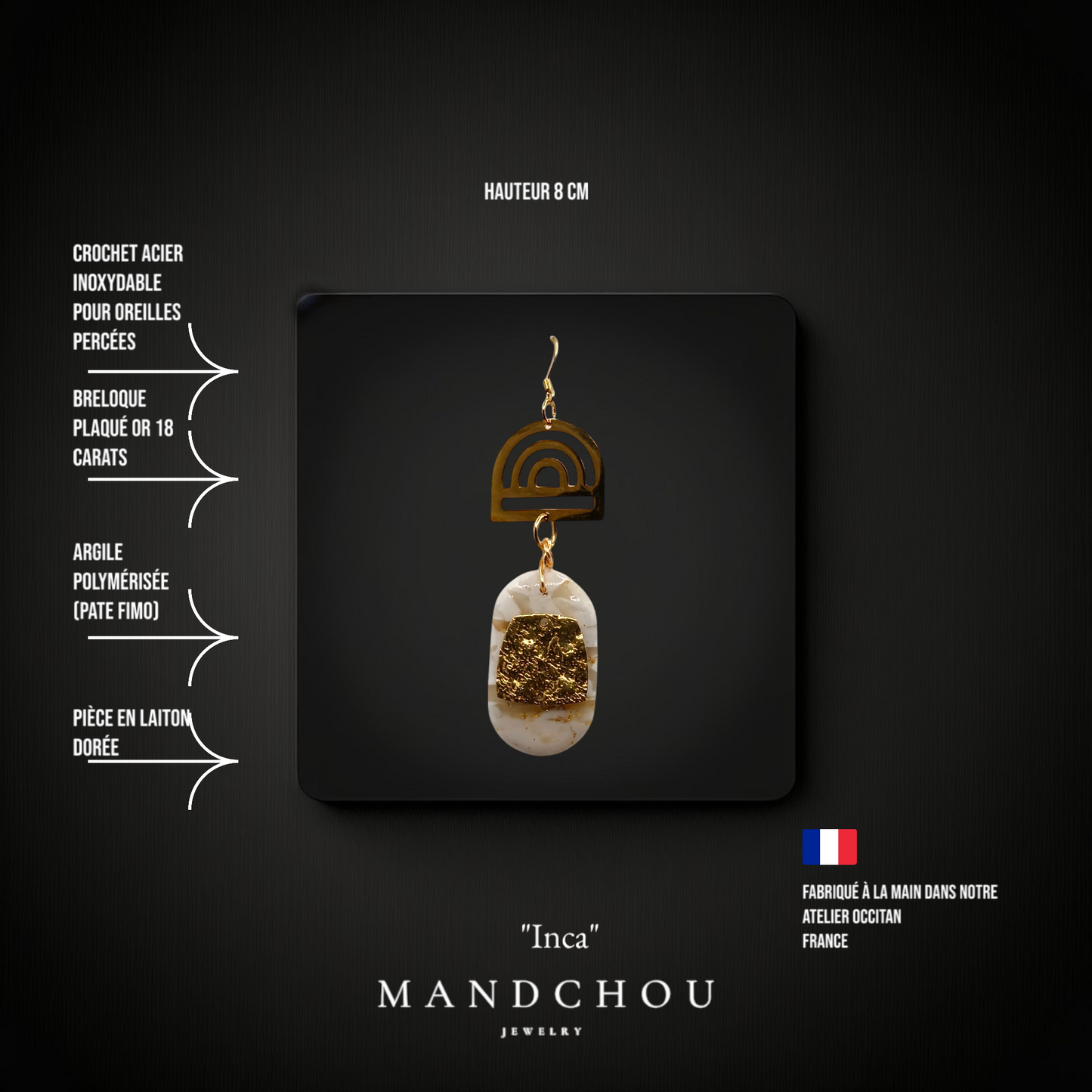 Boucles d'oreilles "Inca"