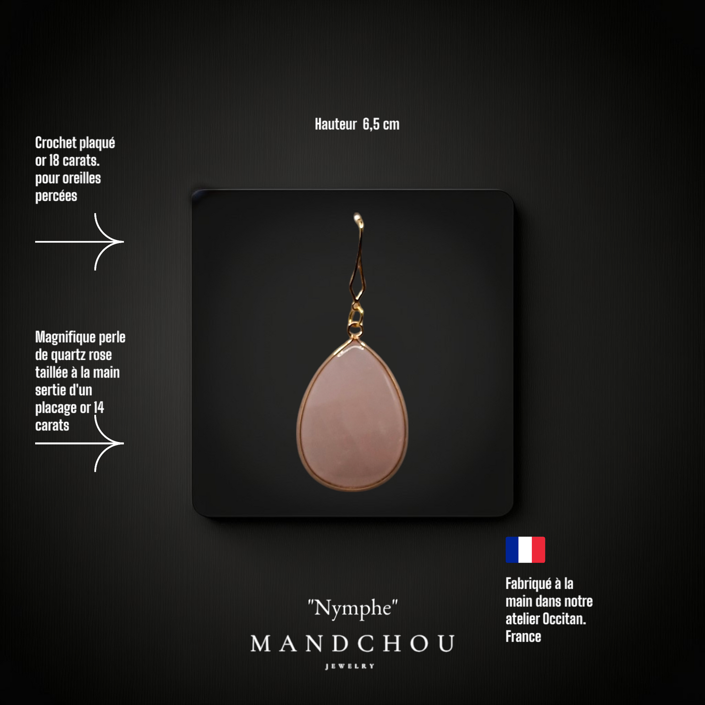 Boucles d'oreilles "Nymphes"