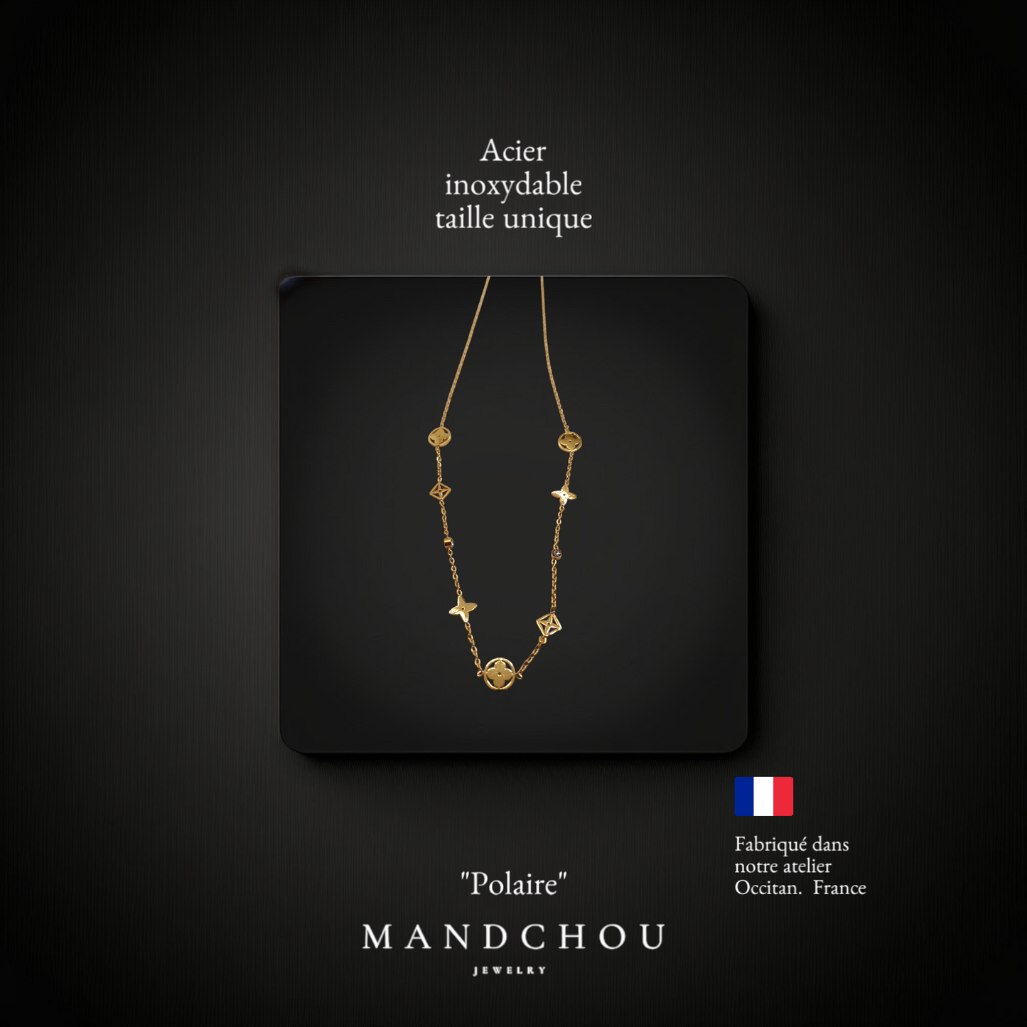 Collier chaine: "Polaire"