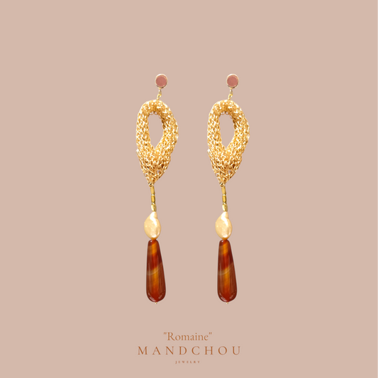 Boucles d'oreilles "Romaine"