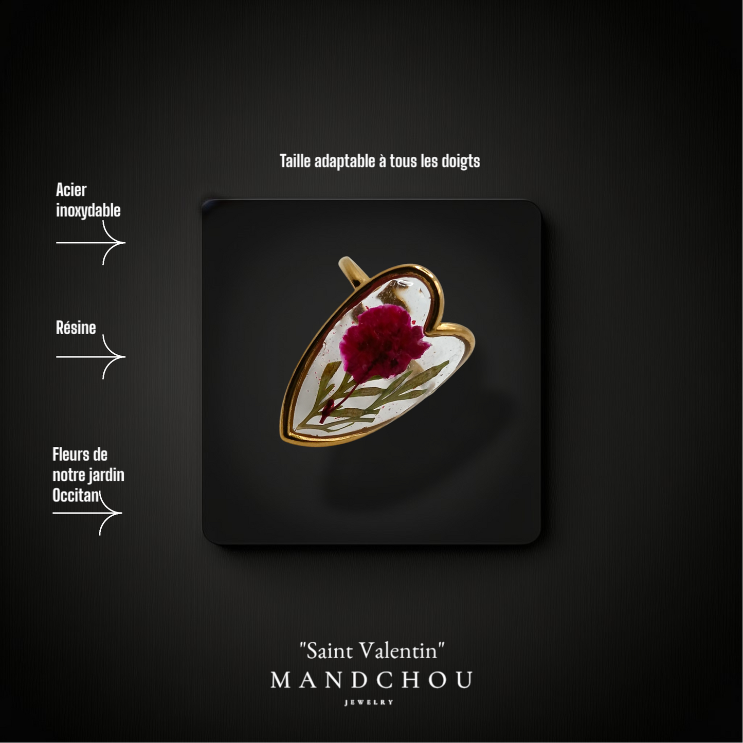 Bague "Saint Valentin"