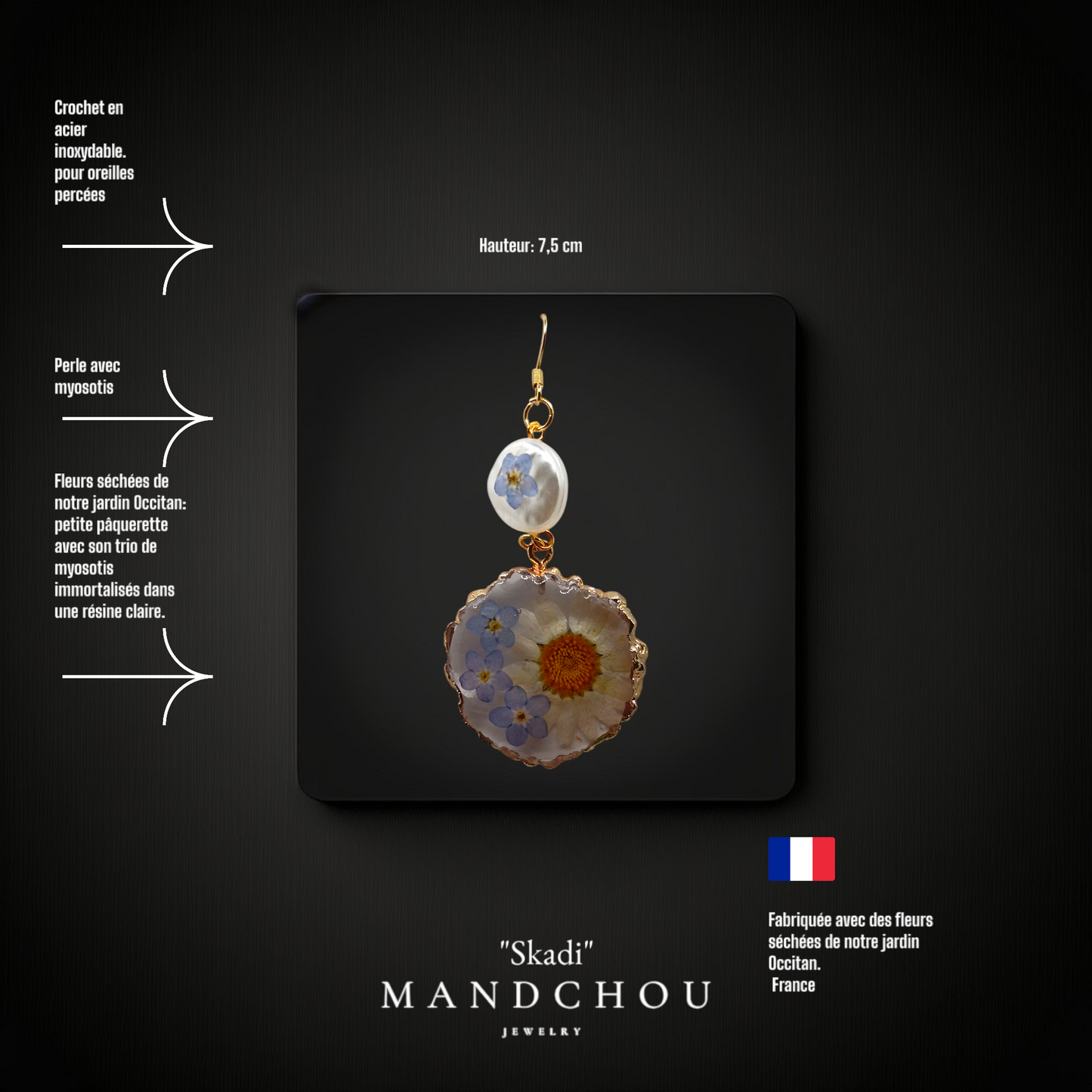 Boucles d'oreilles "Skadi"