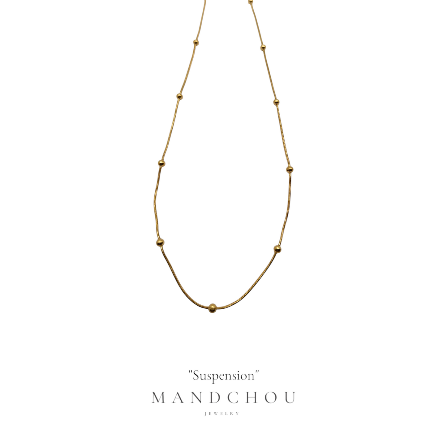 Collier chaine: "Suspension"
