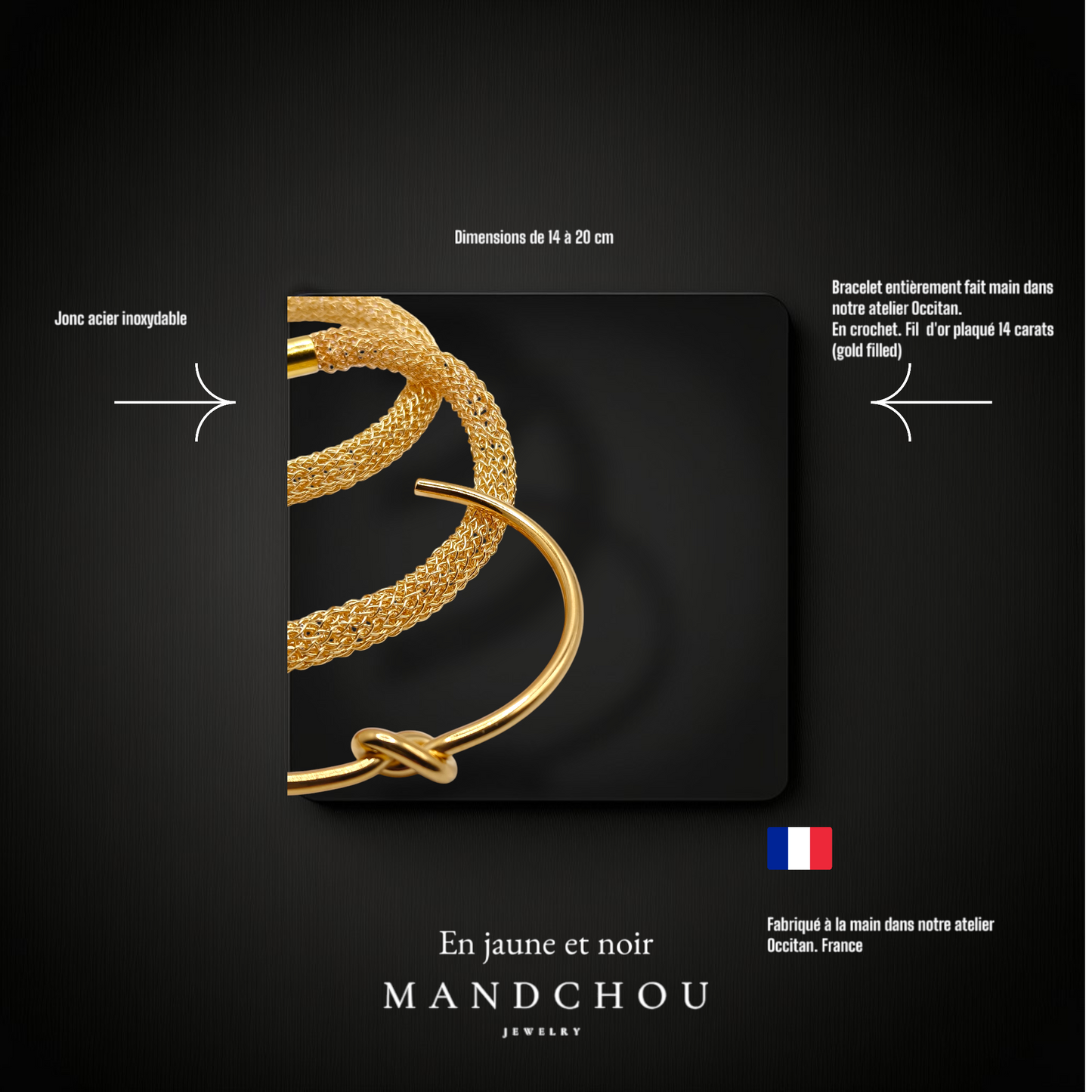 Bracelet: "Triangle d'or"