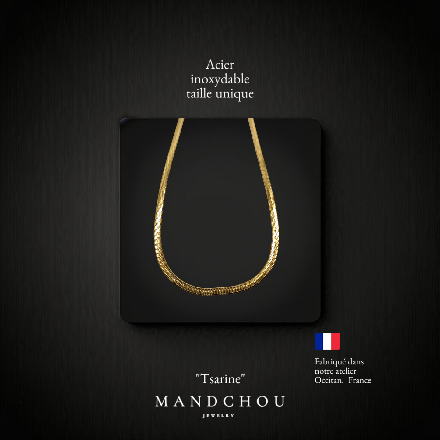 Collier chaine: "Tsarine"