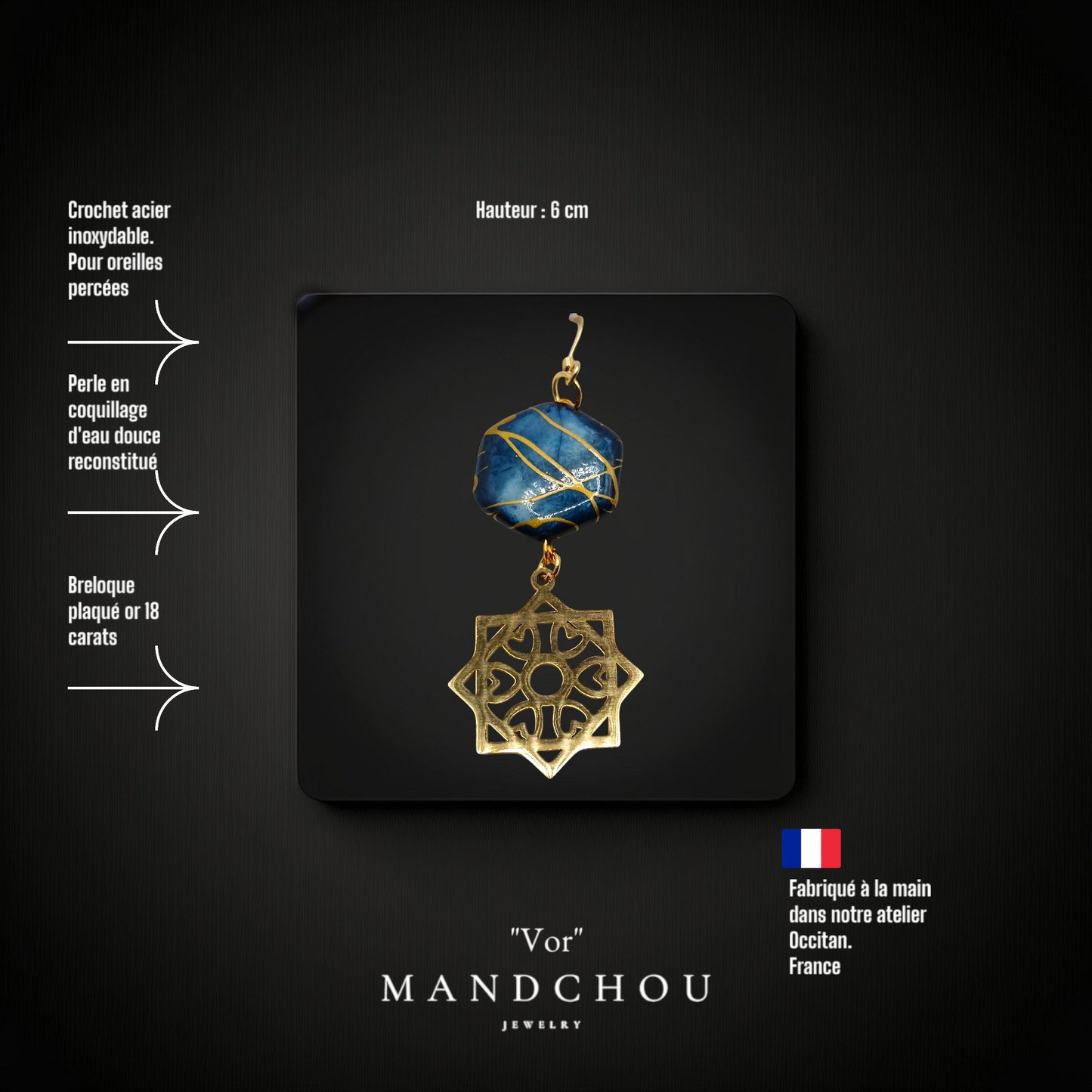 Boucles d'oreilles "Vor"