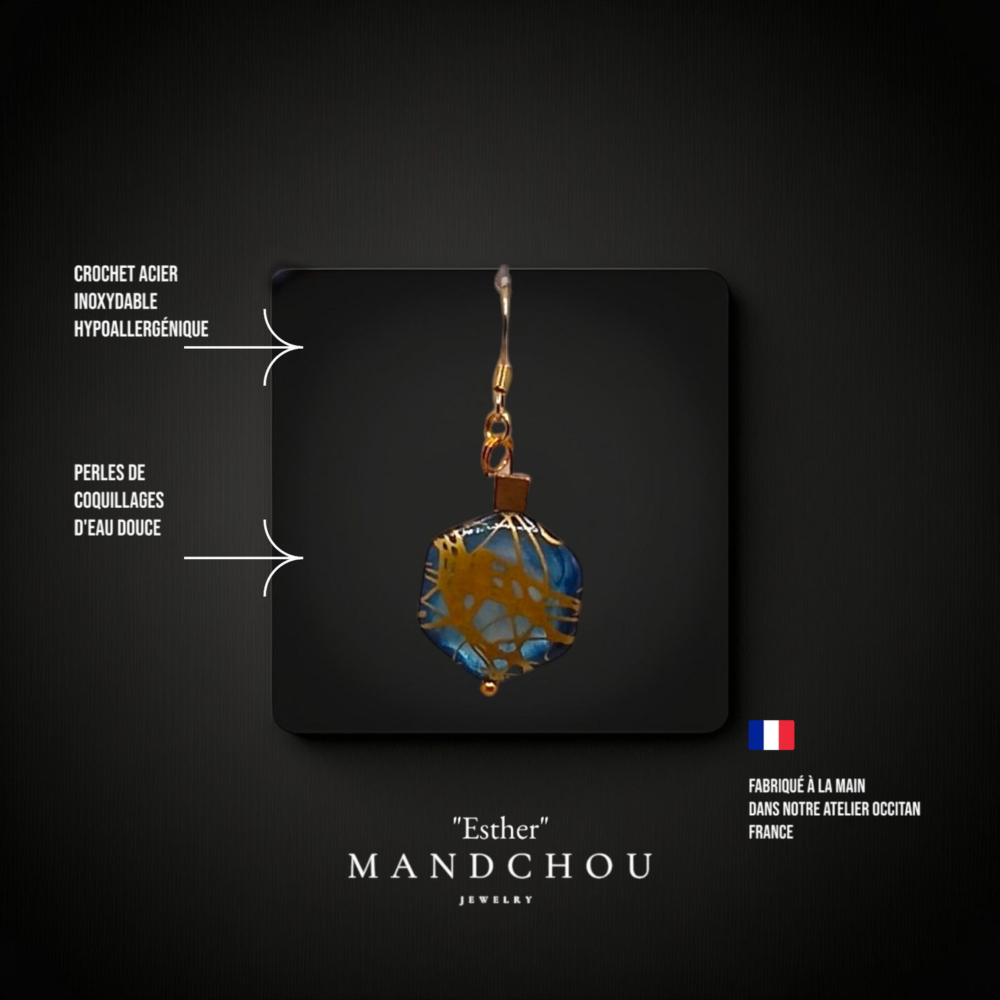 Boucles d'oreilles "Esther"