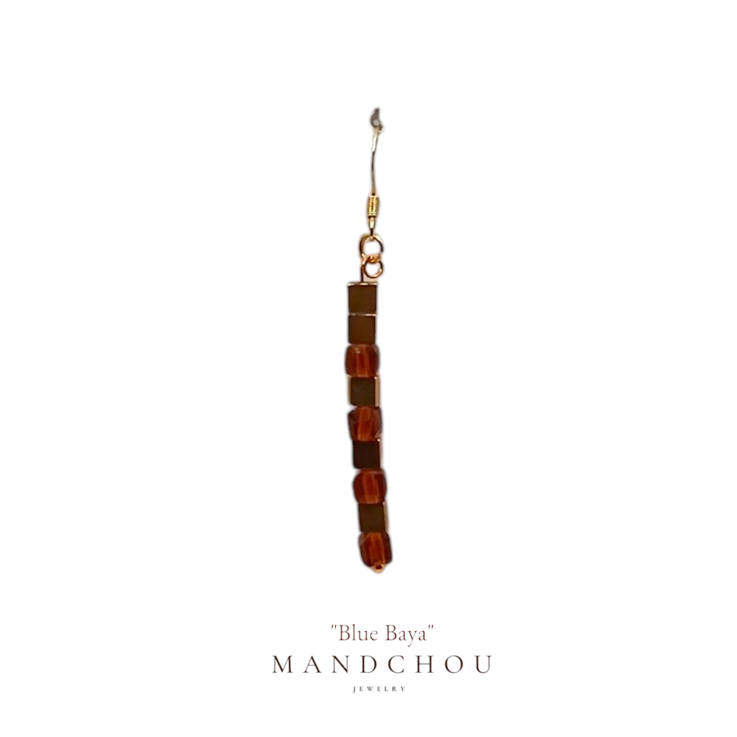 Boucles d'oreilles "blue Baya"
