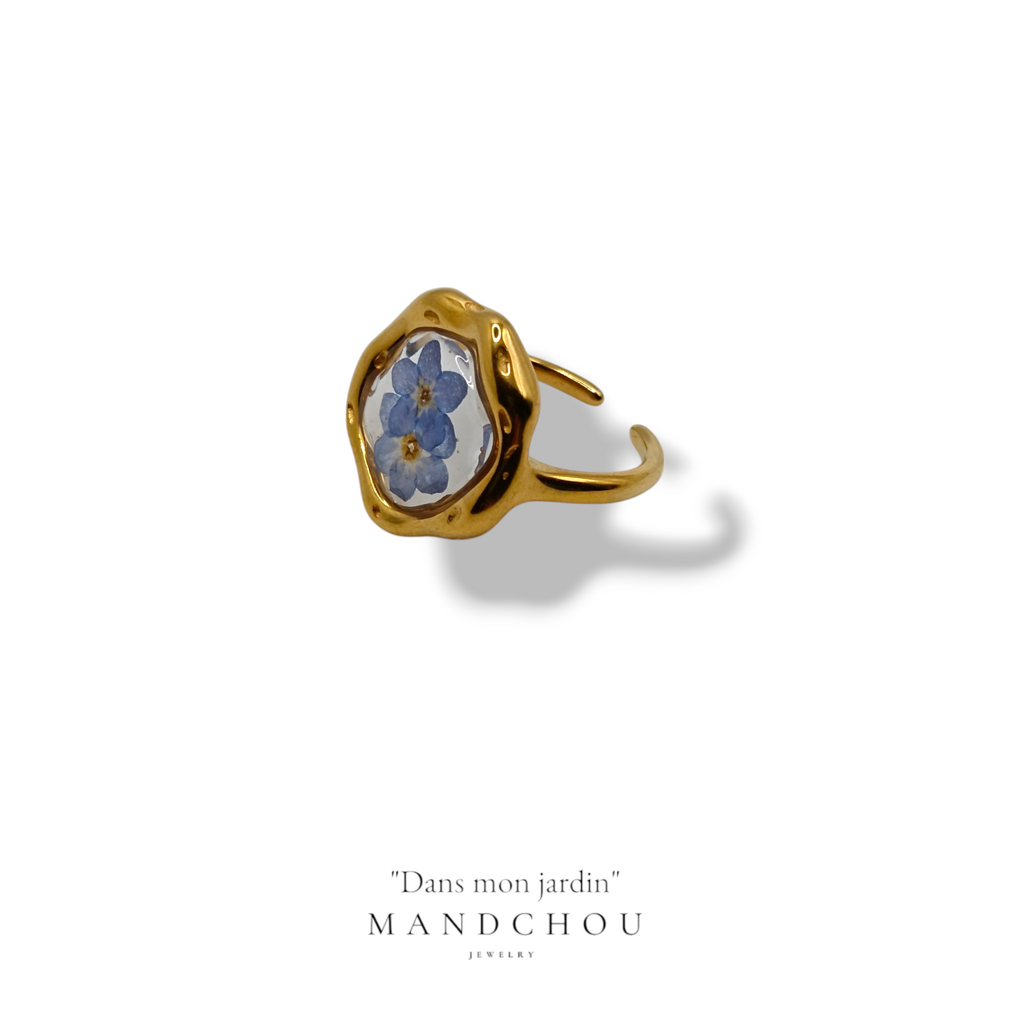 Bague "dans notre jardin"