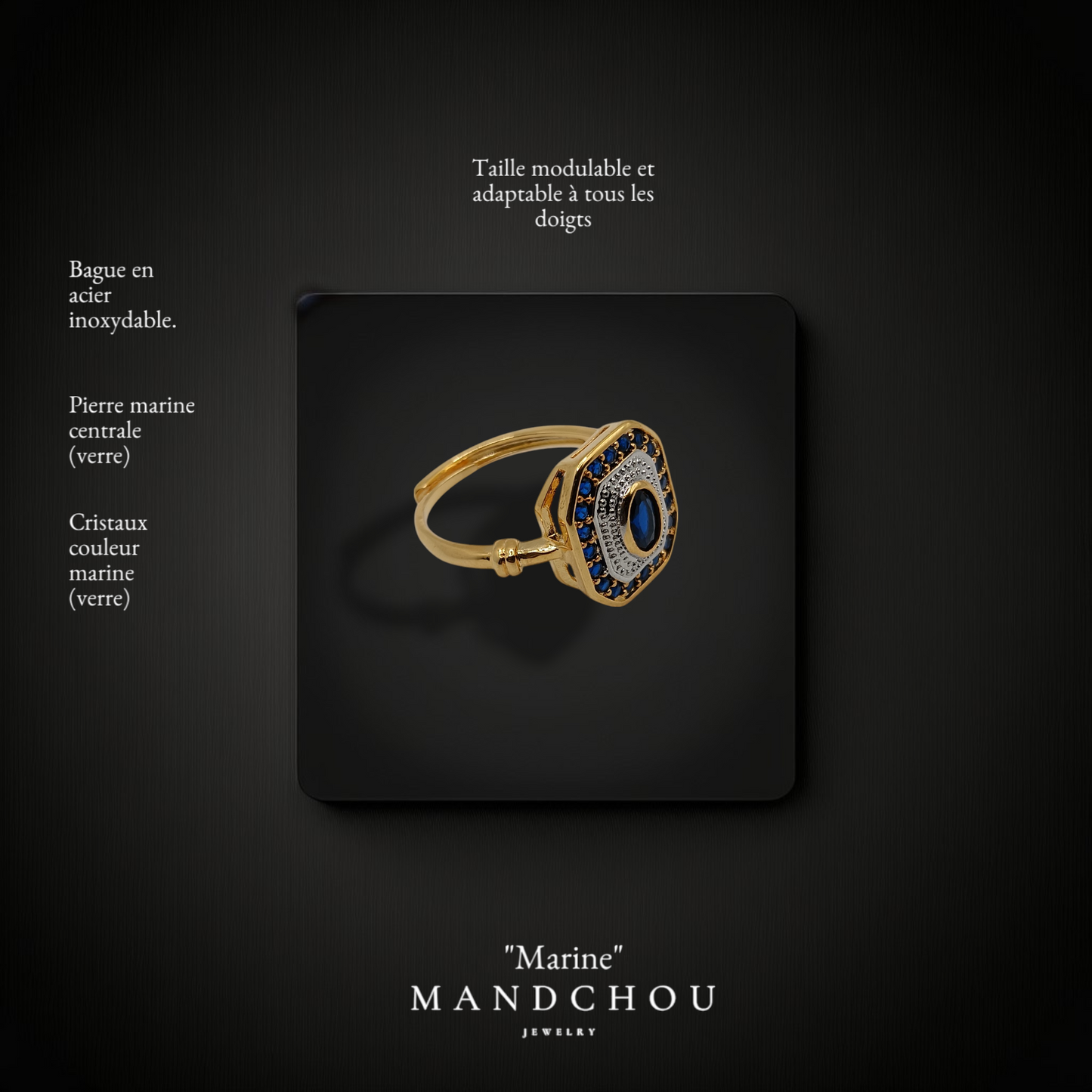Bague: "Marine"