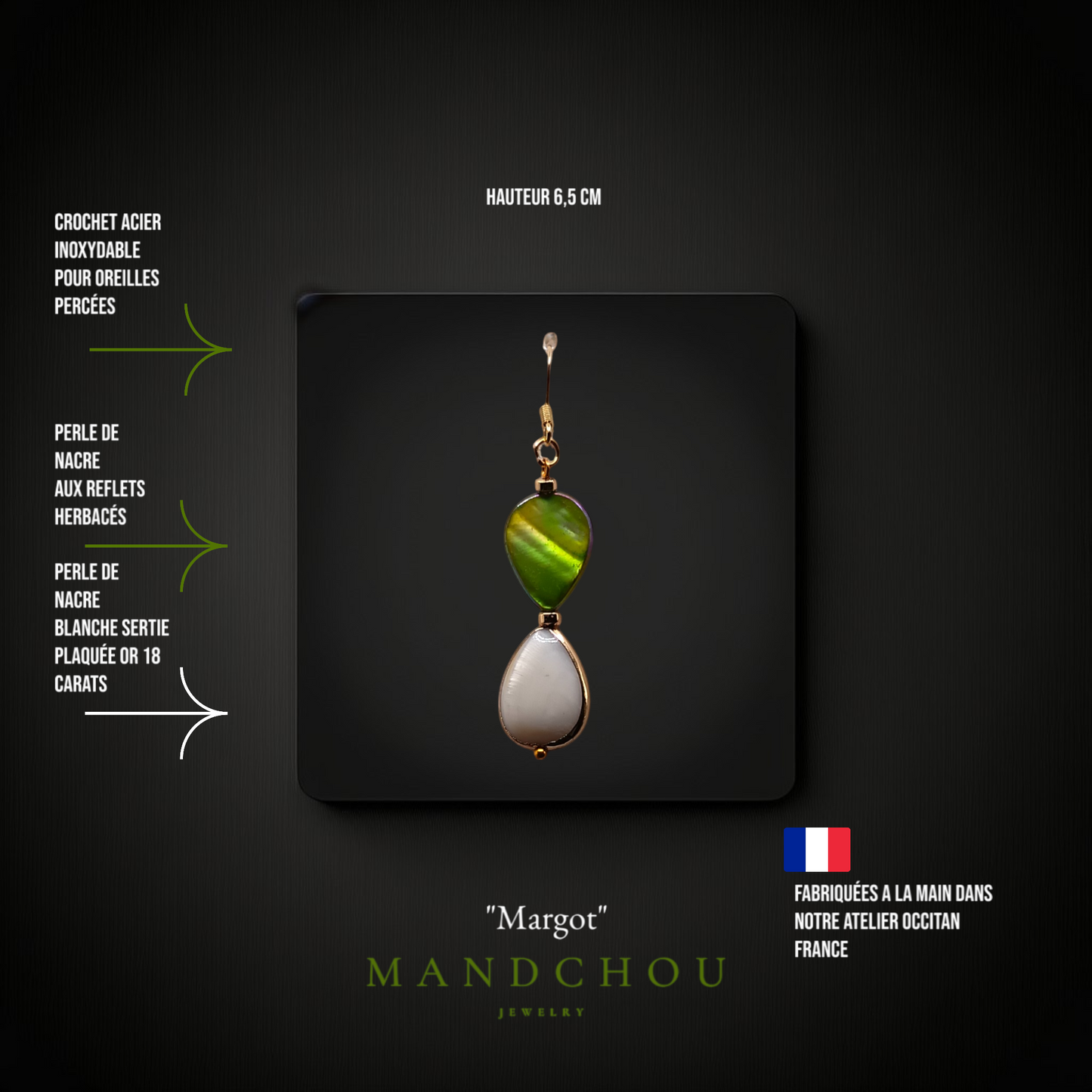 Boucles d'oreilles "Margot"