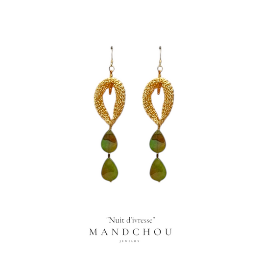 Boucles d'oreilles "Nuit d'ivresse"