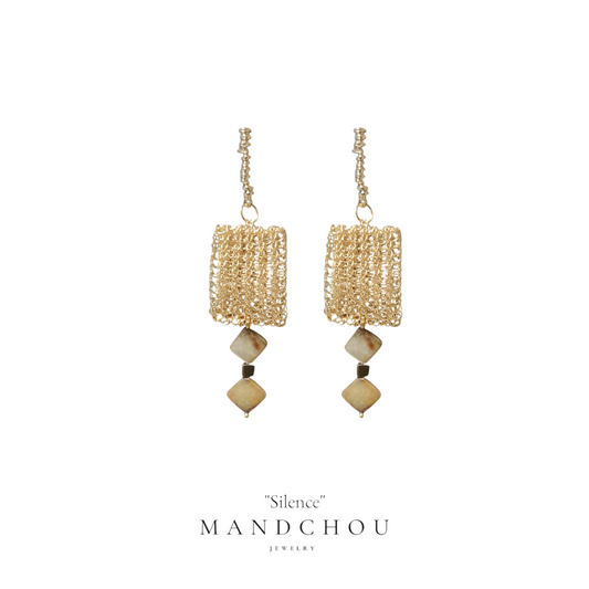 Boucles d'oreilles "Silence"