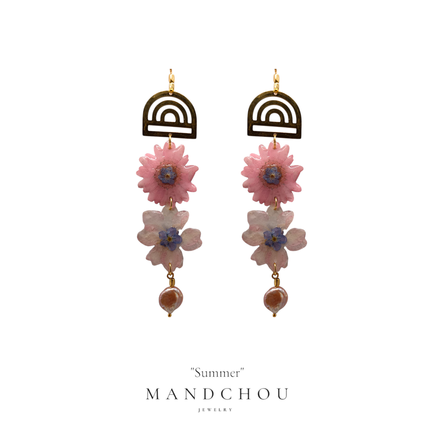 Boucles d'oreilles: "Summer"