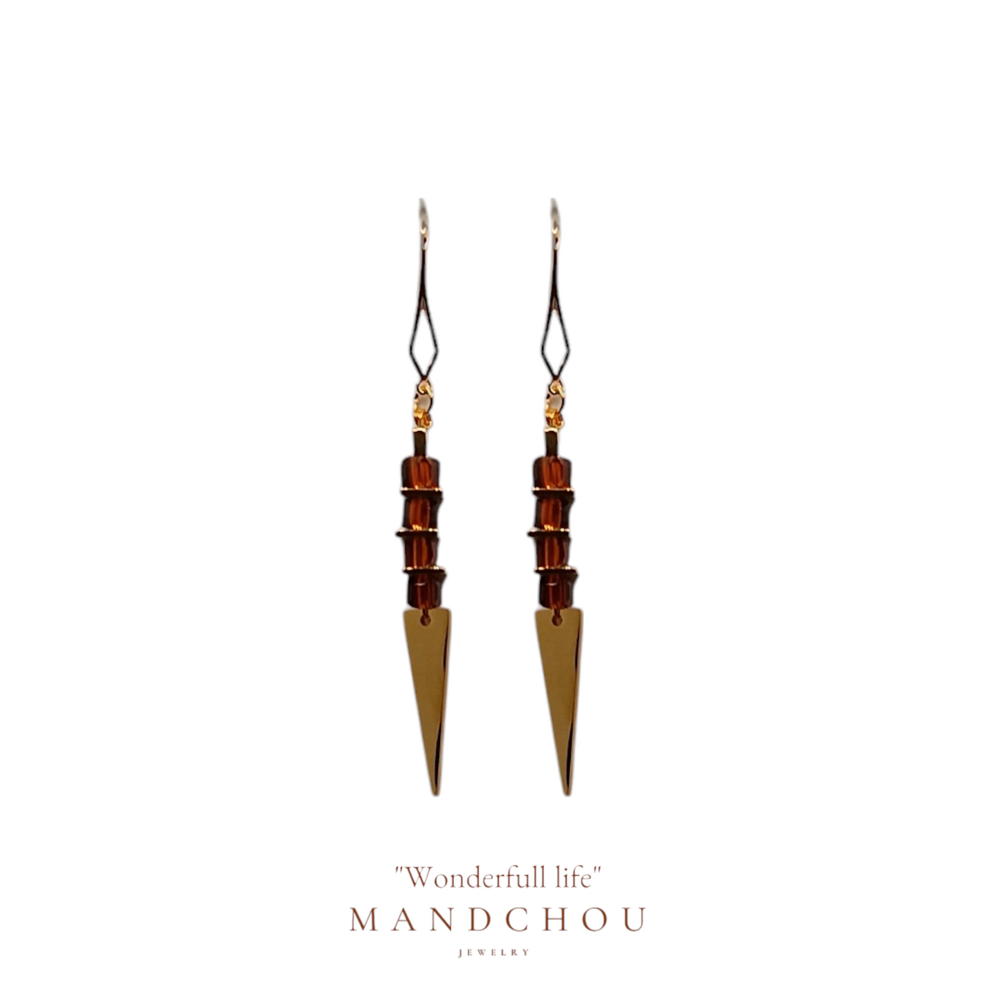 Boucles d'oreilles "Wonderfull life"