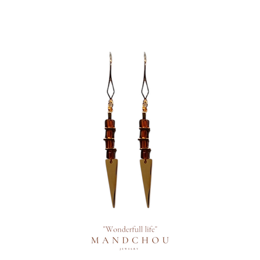 Boucles d'oreilles "Wonderfull life"